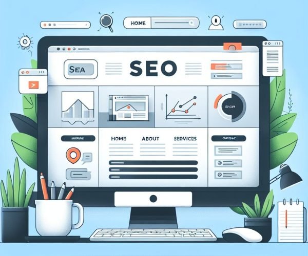 new website with seo